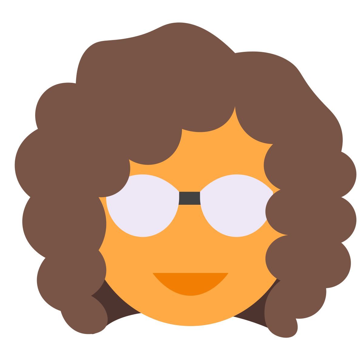 color style nerd hair icon