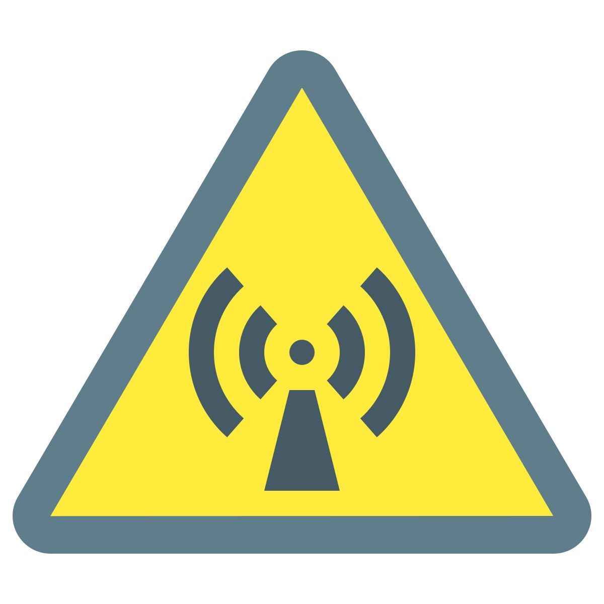 color style non ionizing radiation icon