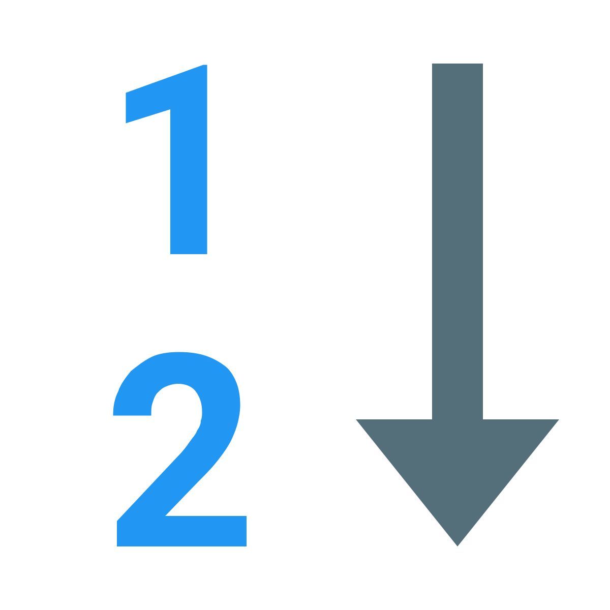 color style seleção numérica icon