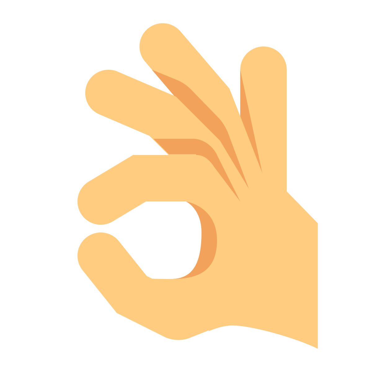 color style ok hand  v2 icon