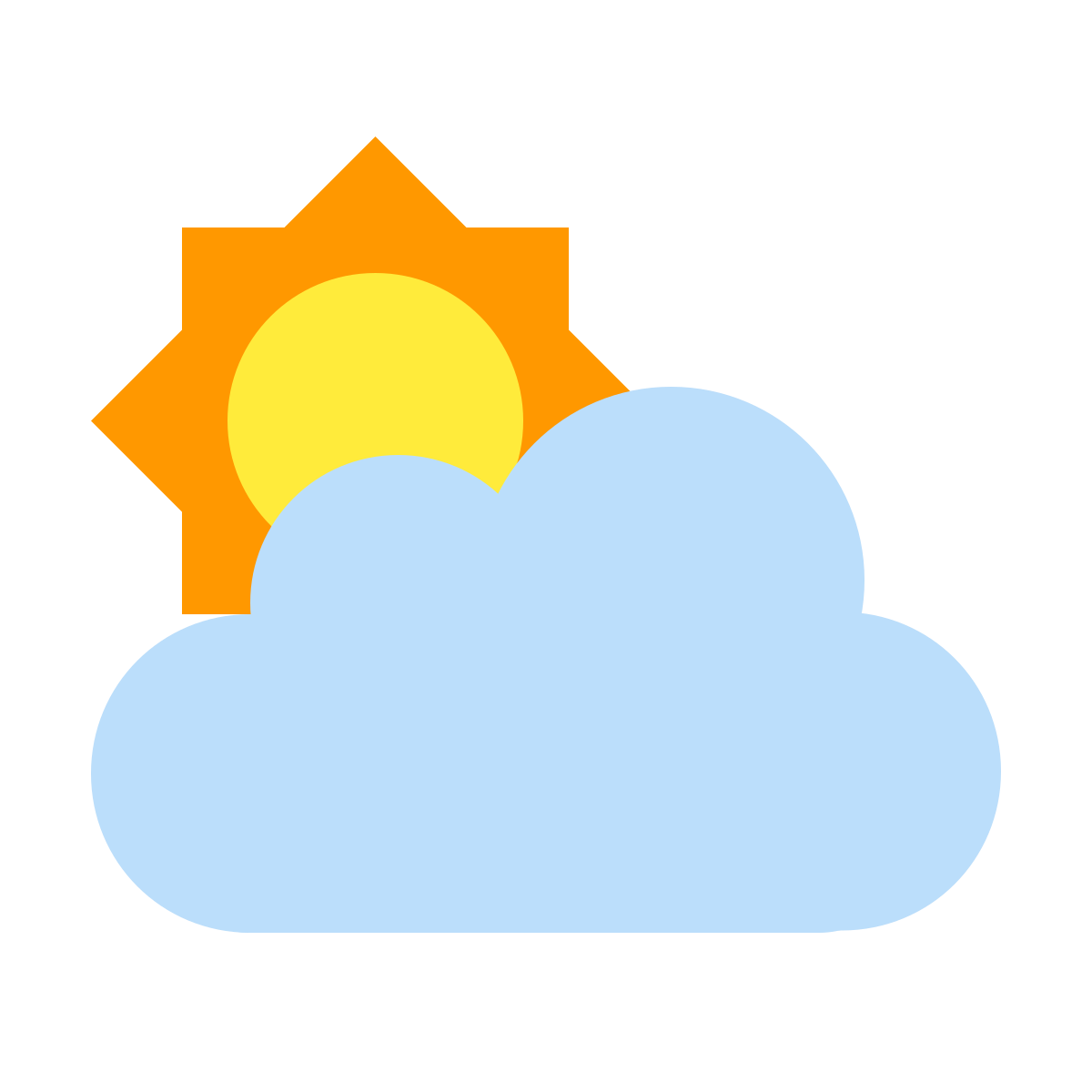 color style partly cloudy day  v2 icon