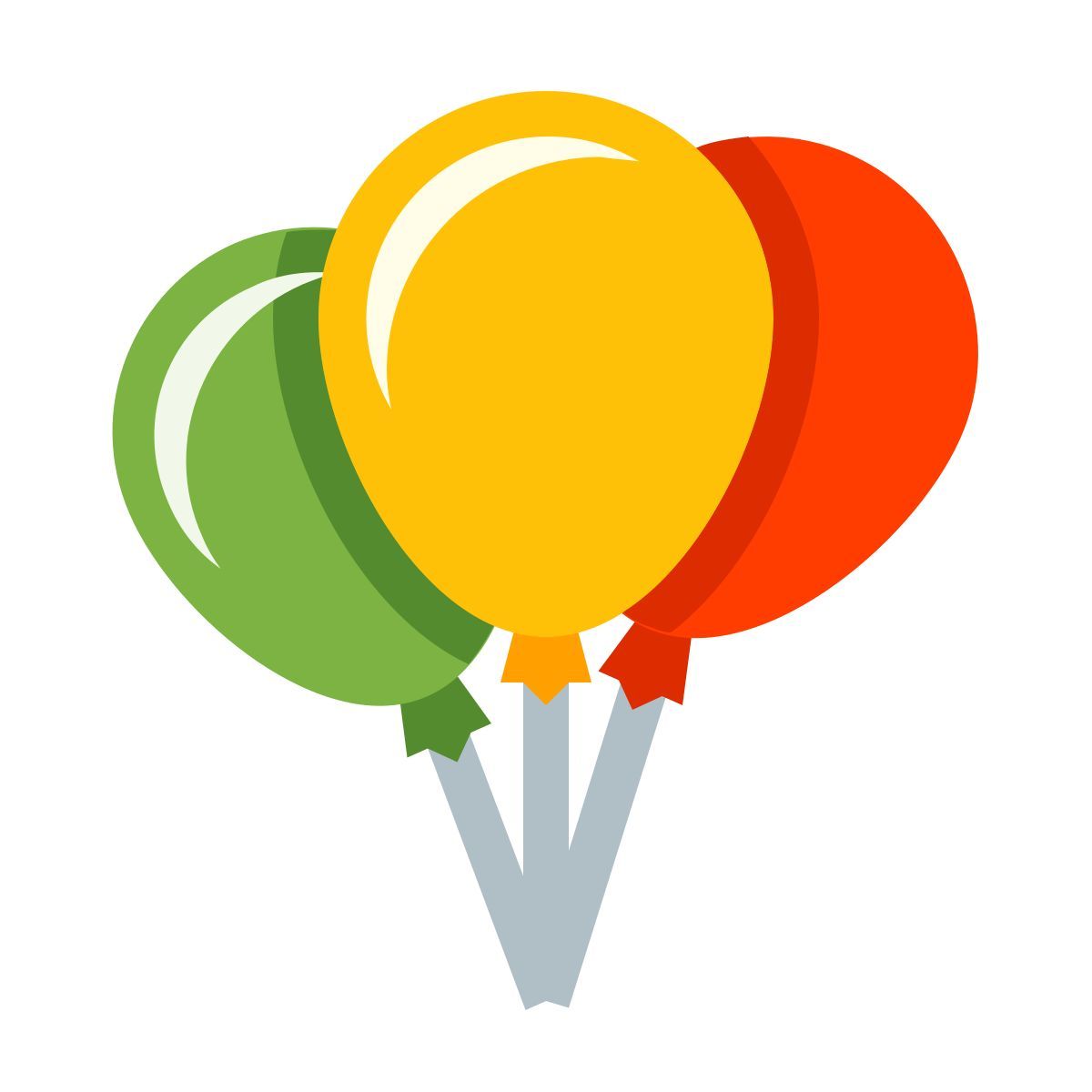 color style luftballons icon