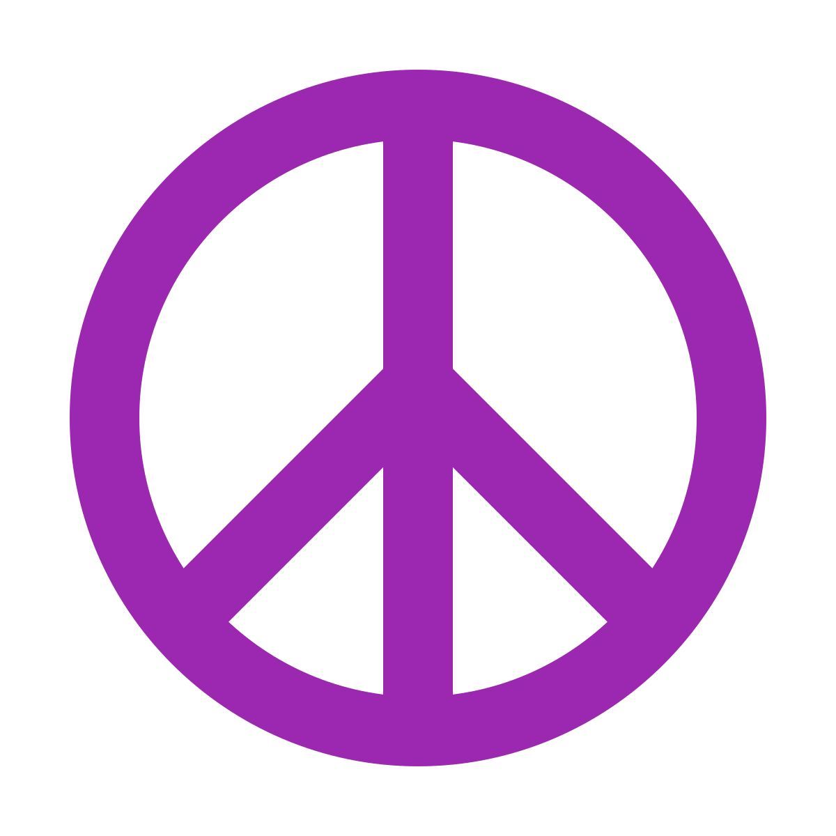 color style symbole de la paix icon