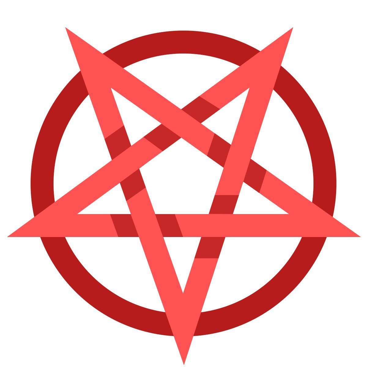 color style pentagrama diablo icon