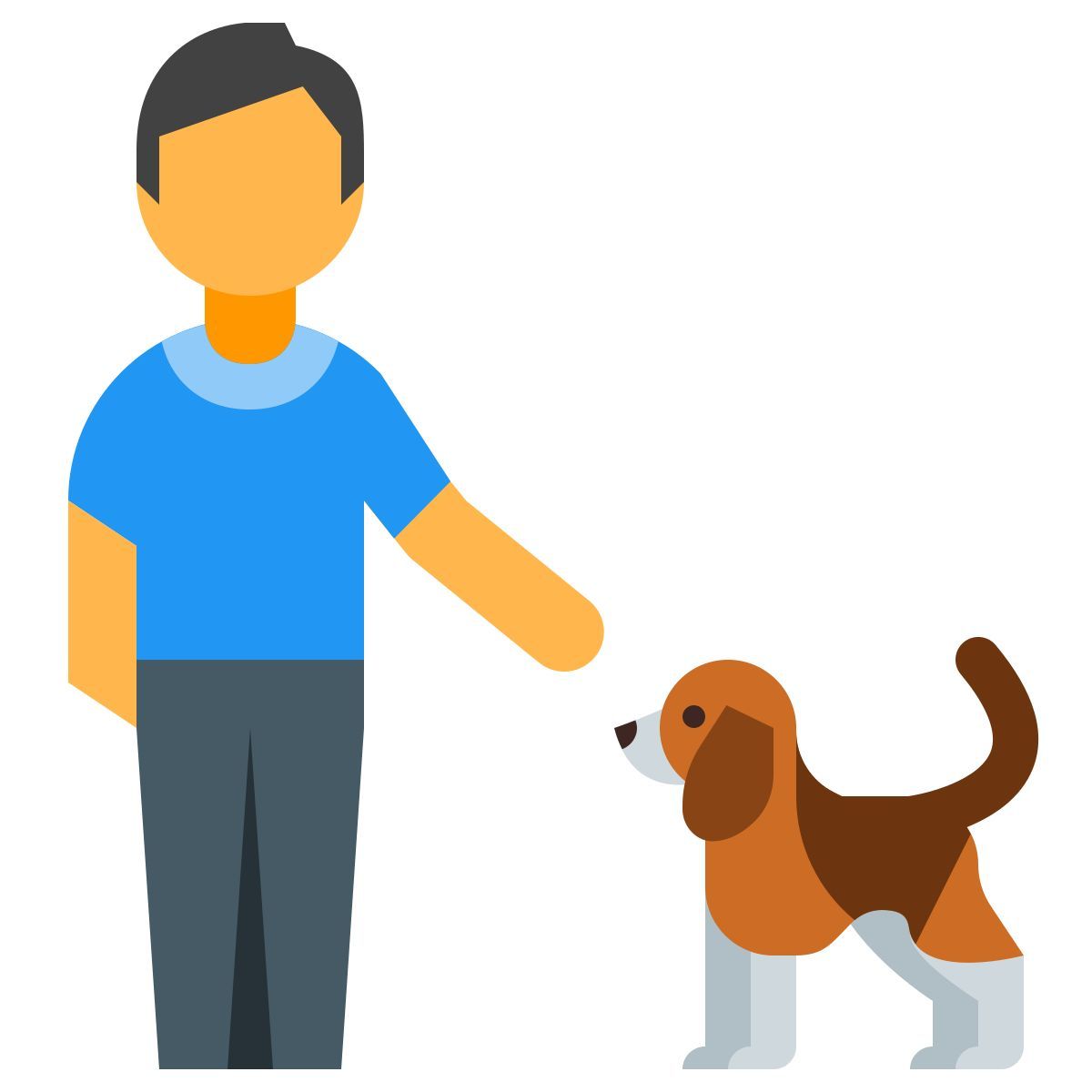 color style 애완 동물 icon