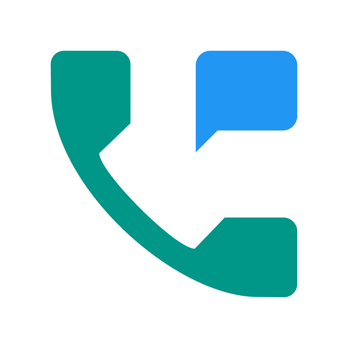 color style phone message  v2 icon