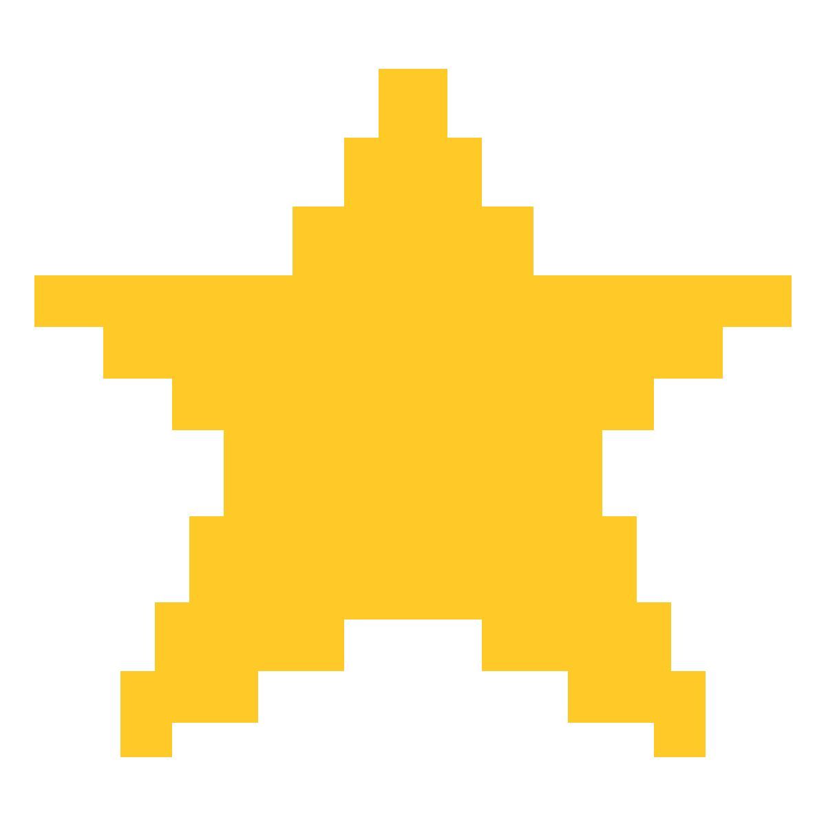 color style pixel star icon