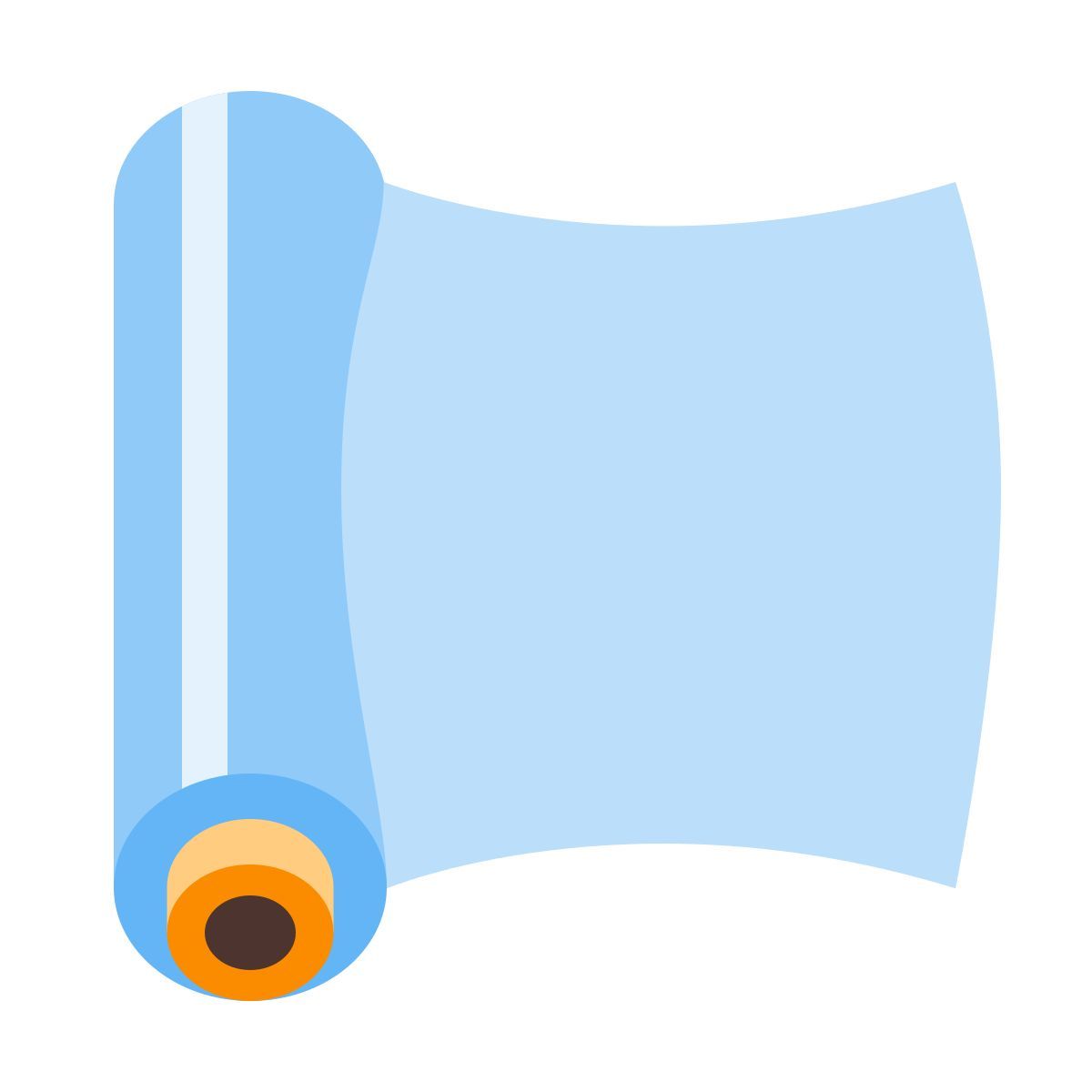 color style plastic wrap icon