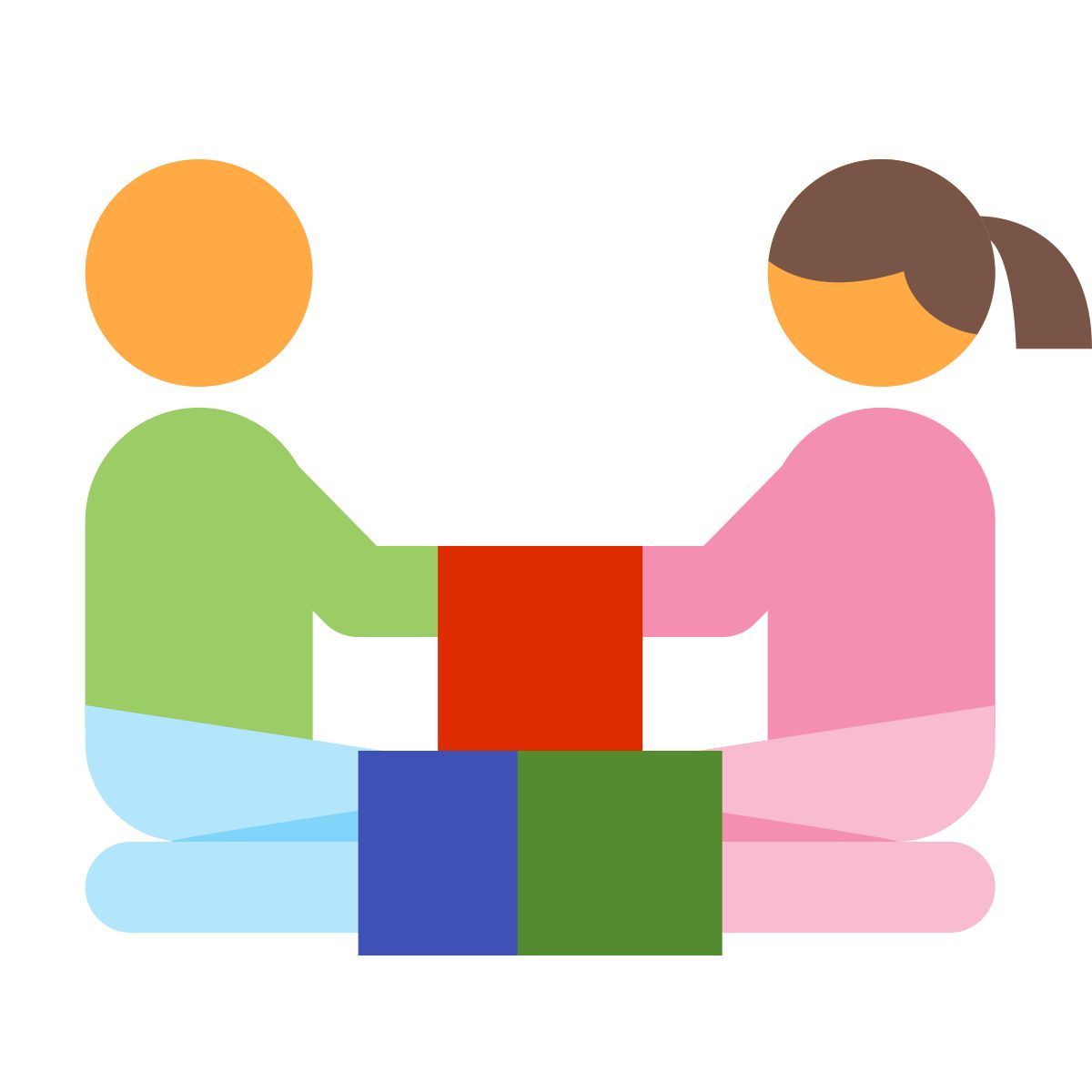 color style jugando niños piel tipo 3 icon