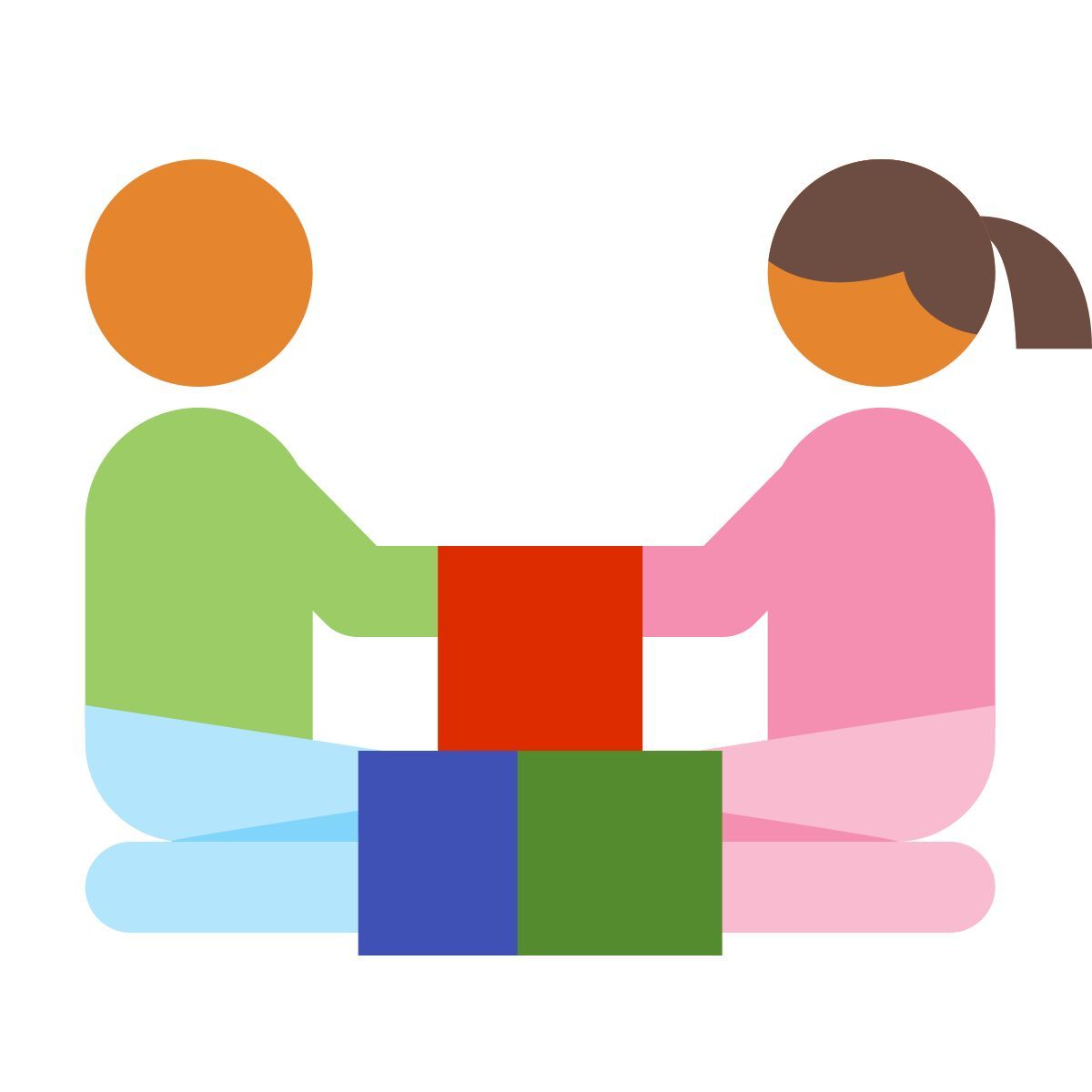 color style brincando criança pele tipo 4 icon