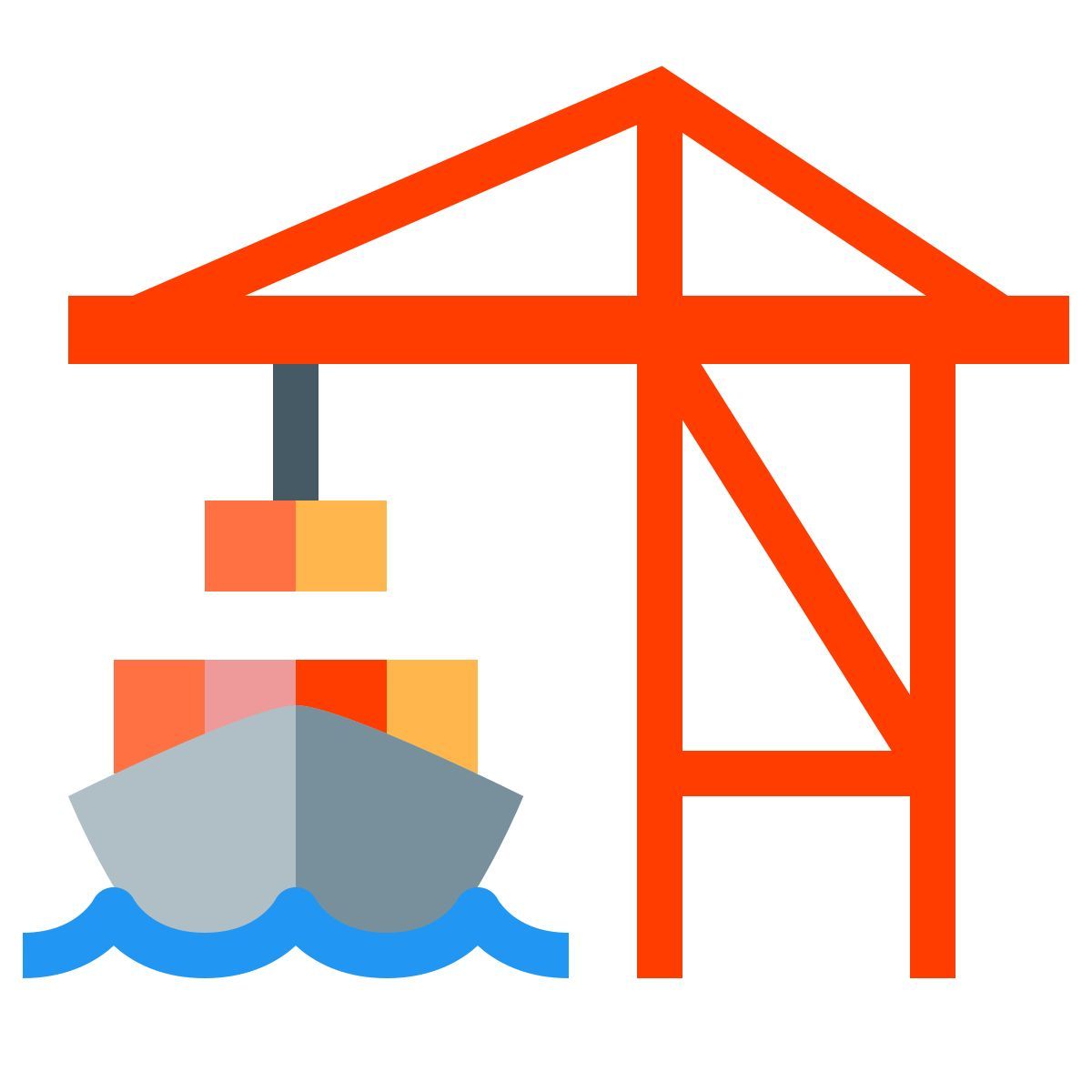 color style port icon