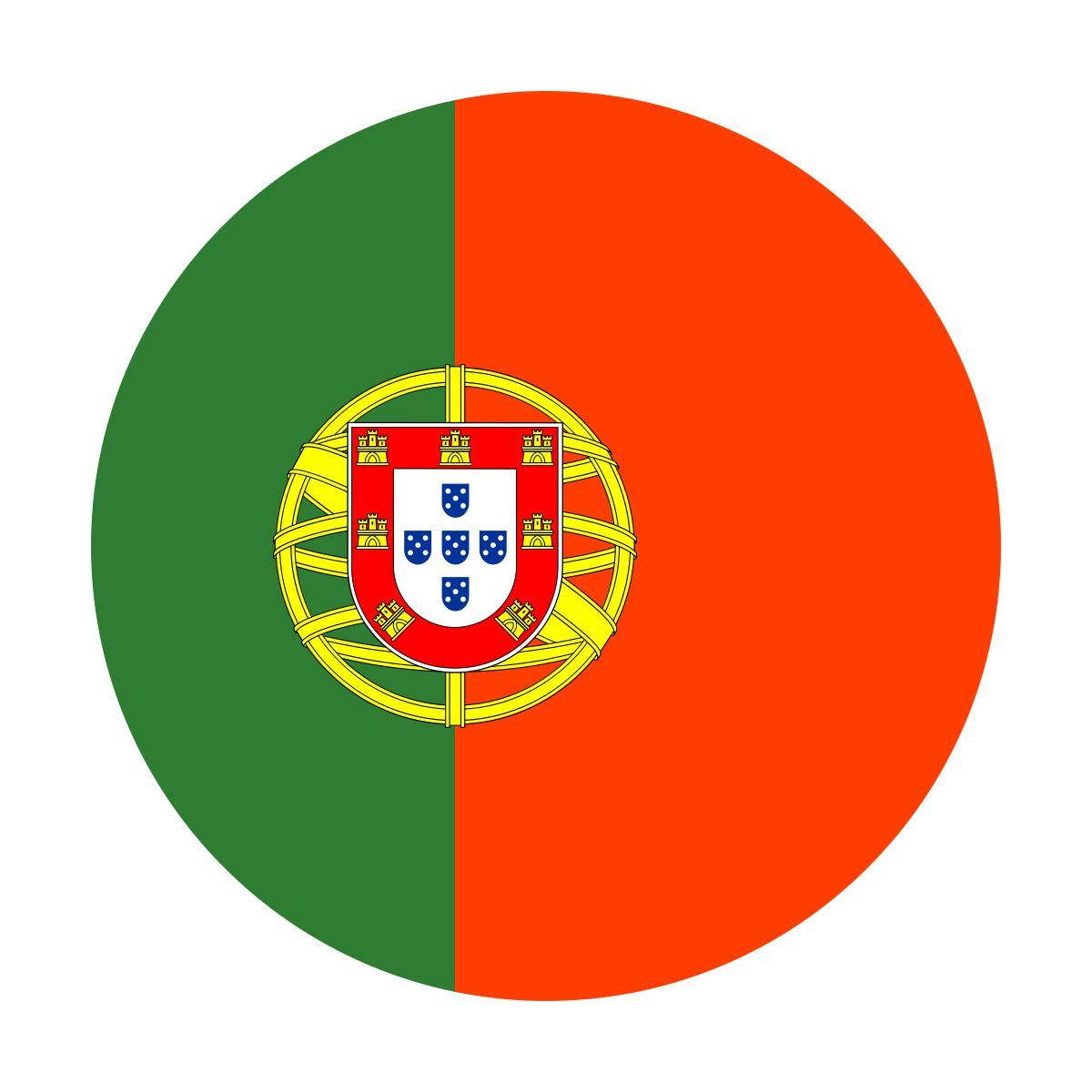 color style 포르투갈 원형 icon