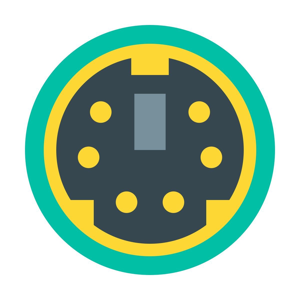 color style ps/2 male icon