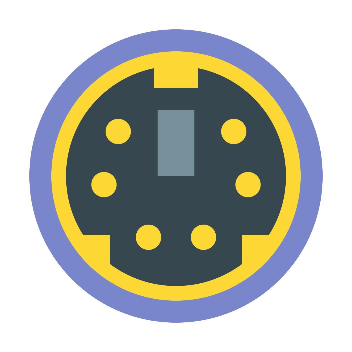 color style ps/2 male icon