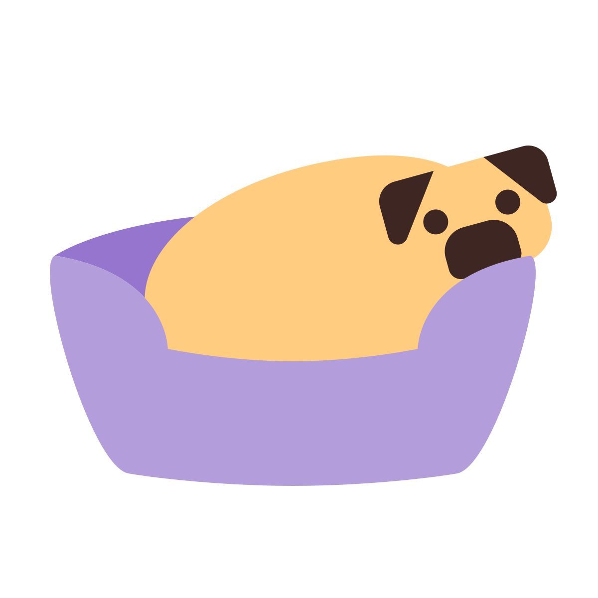 color style pug in icon