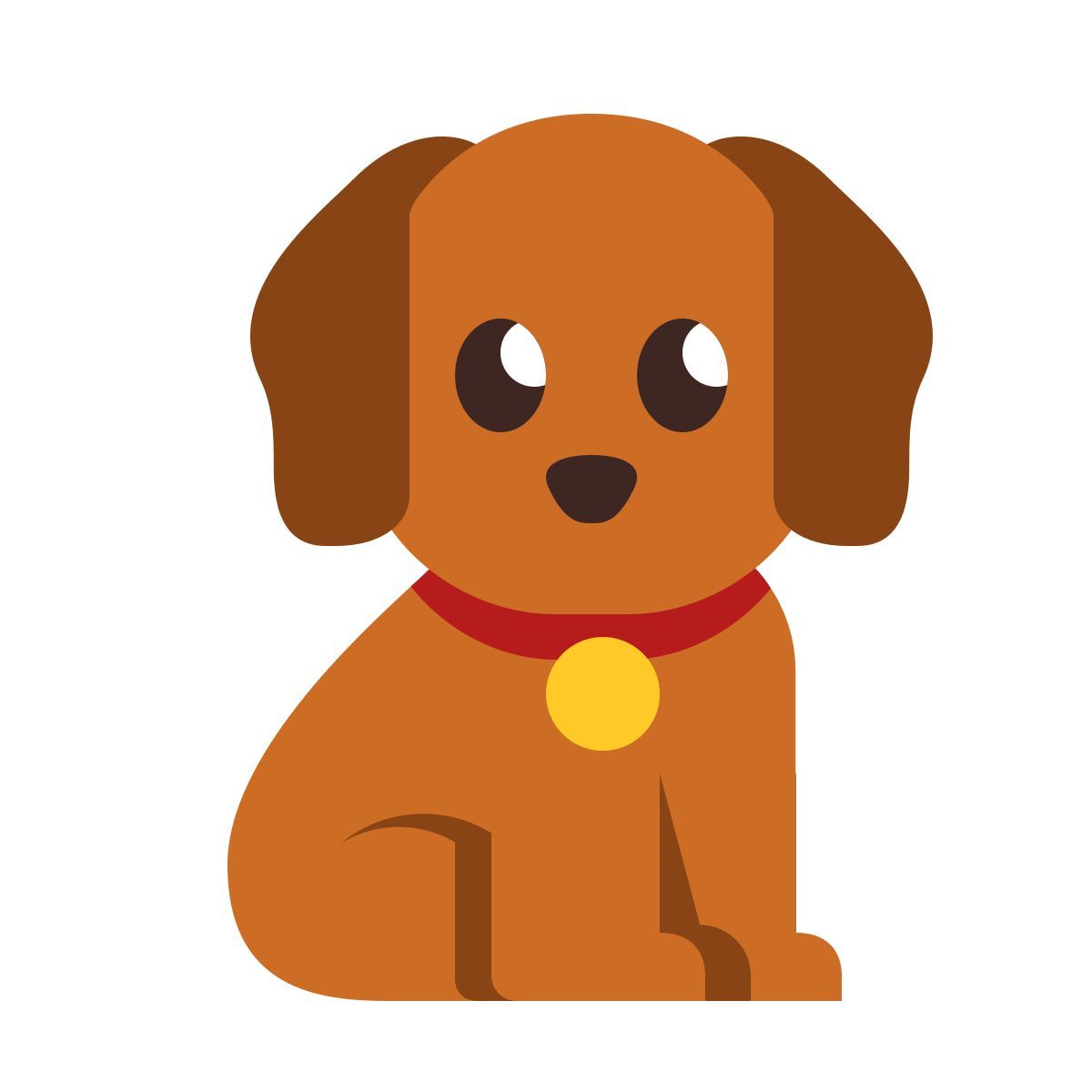 color style 강아지 icon