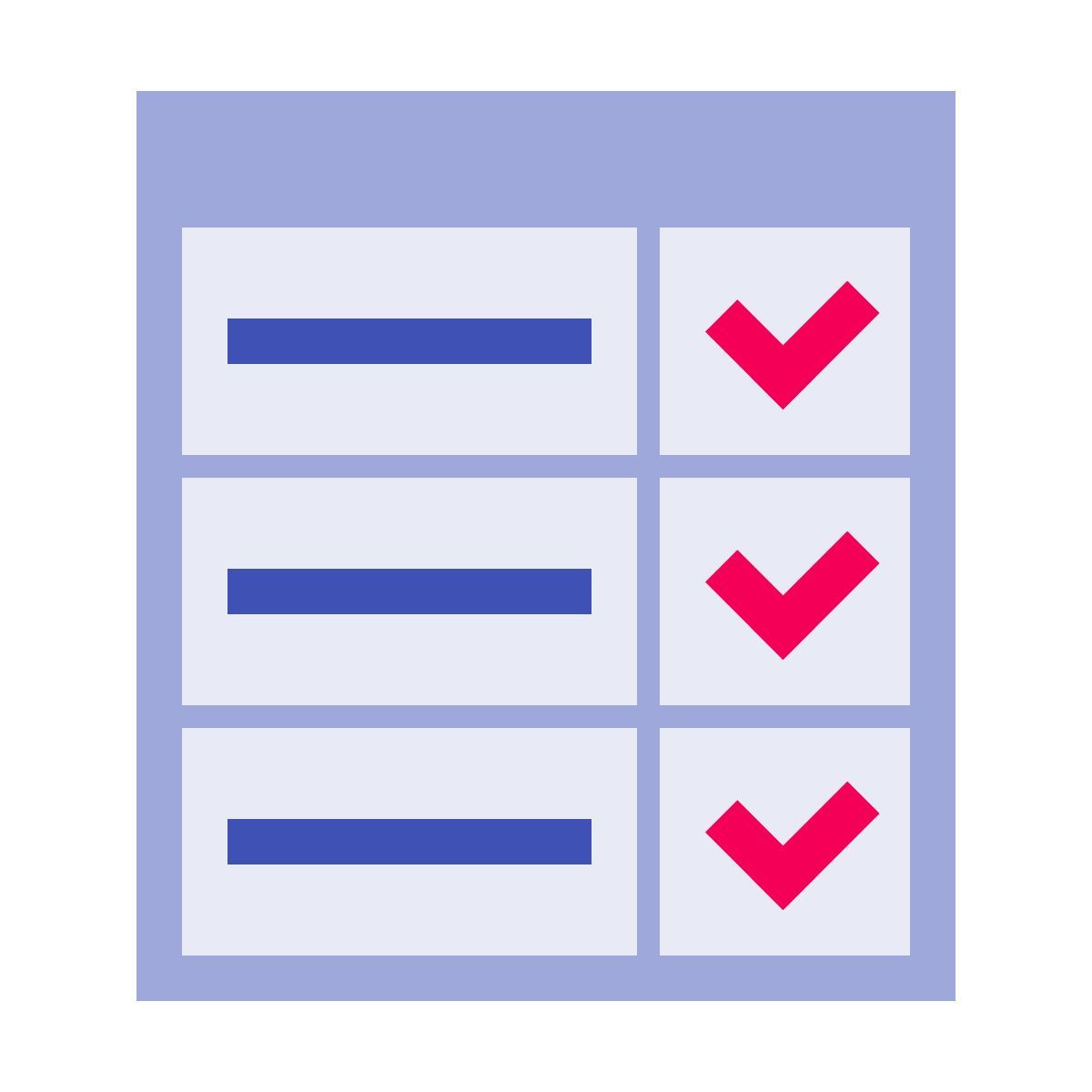 color style checkliste icon