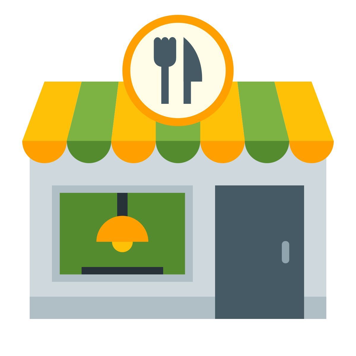 color style restaurant icon