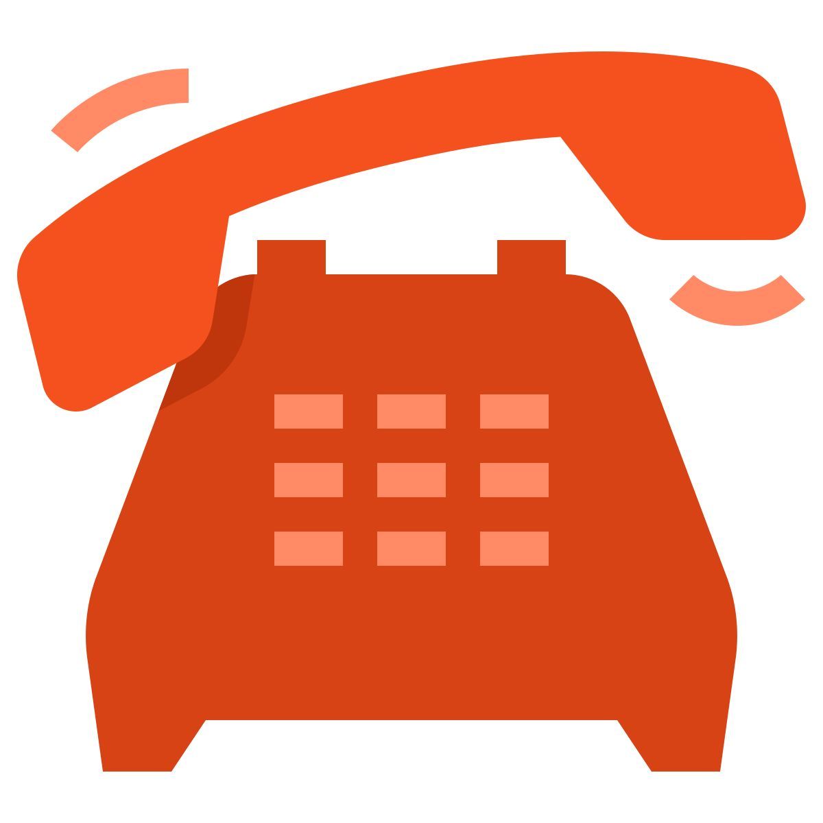 color style telefono che squilla icon