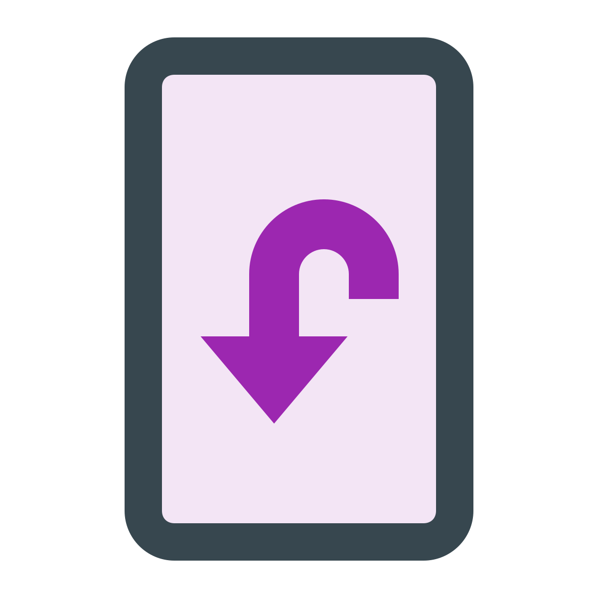 color style rotate to landscape  v2 icon