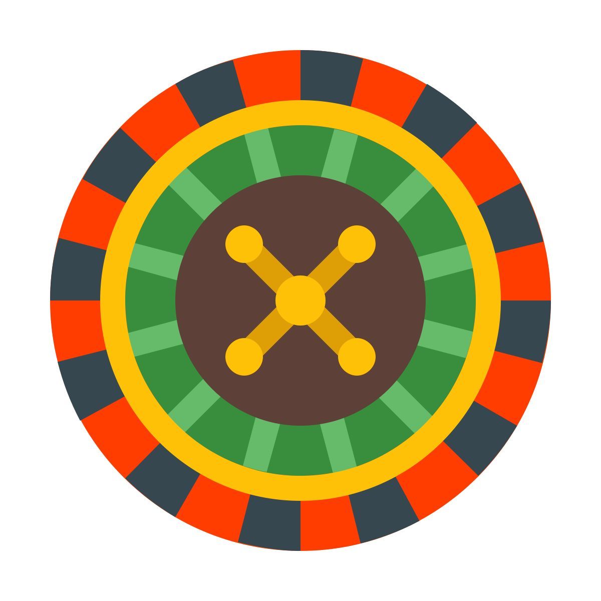 color style roulette icon