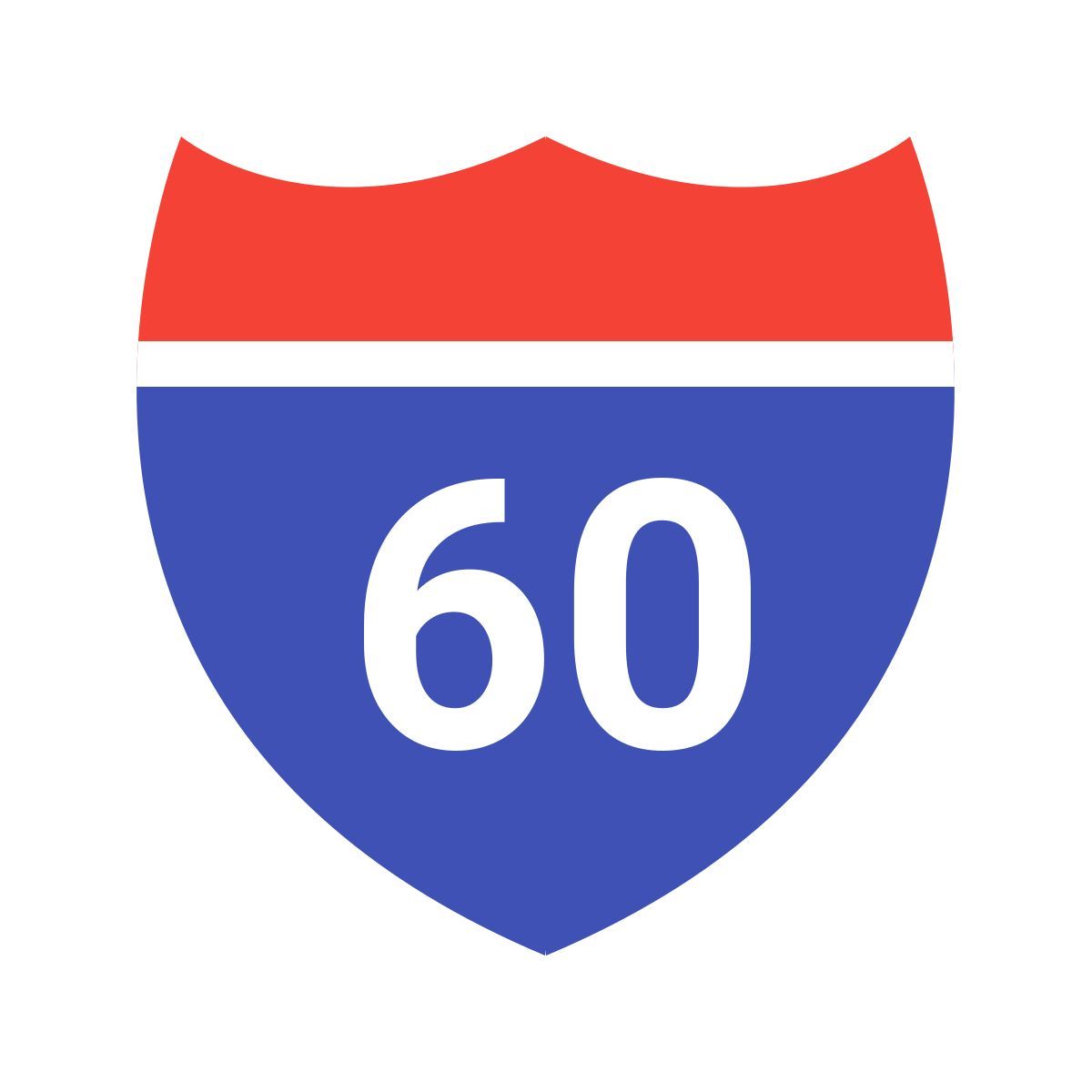 color style señal de ruta icon