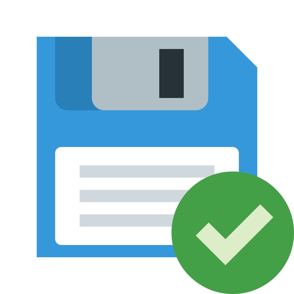 color style enregistrer et fermer icon