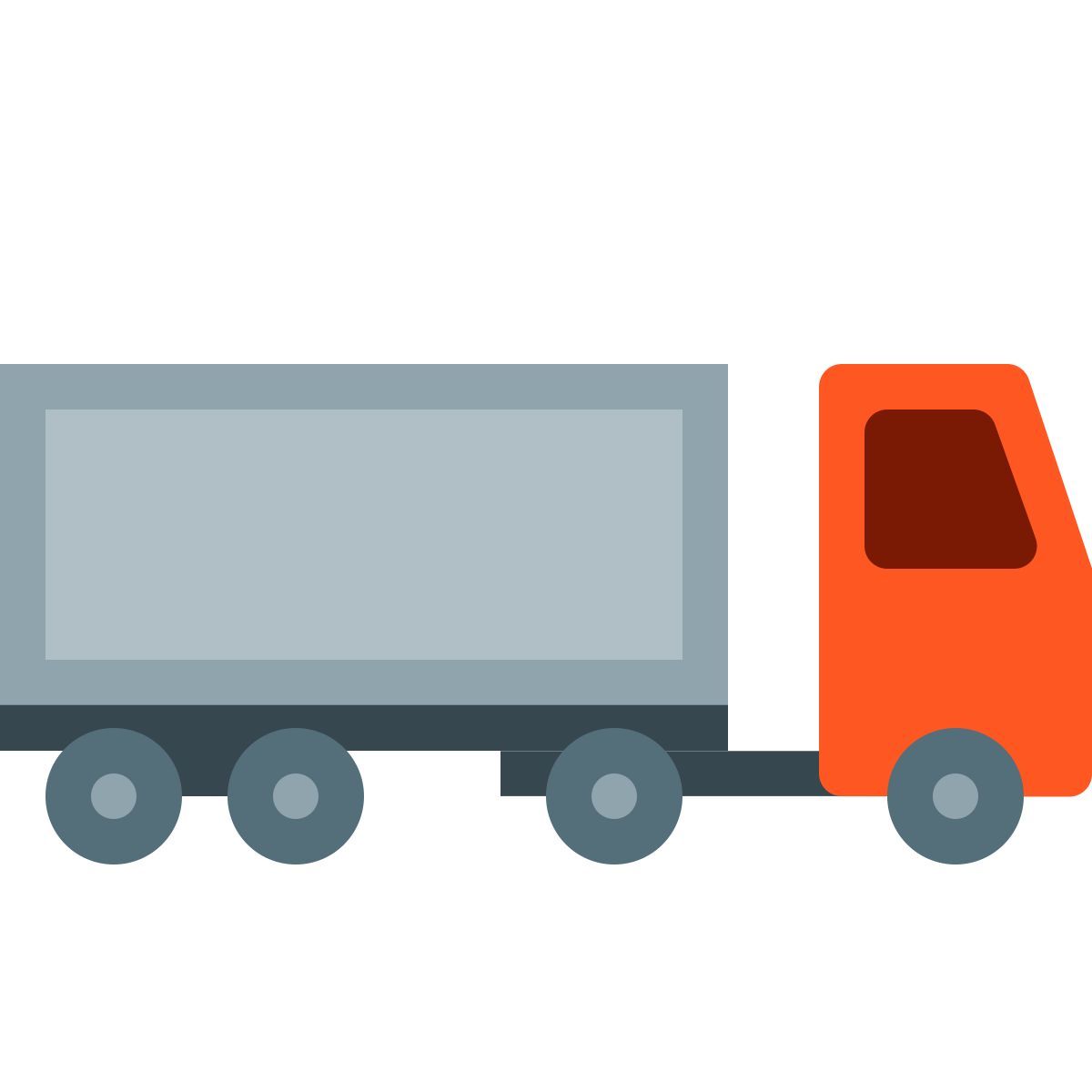 color style sattelschlepper seitenansicht icon