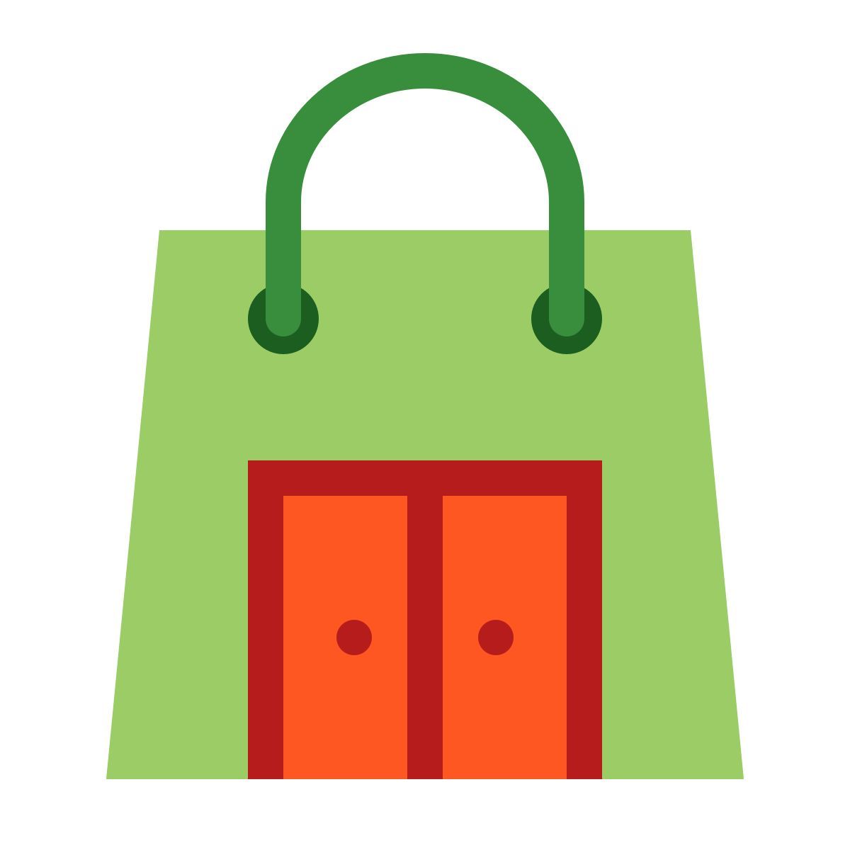 color style shopping mall icon