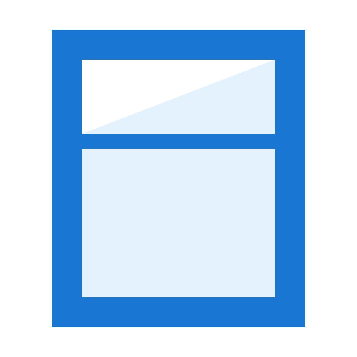 color style 단일 창 icon