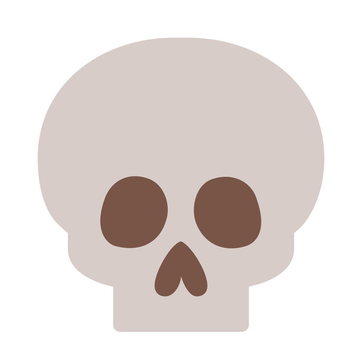 color style 두개골 icon