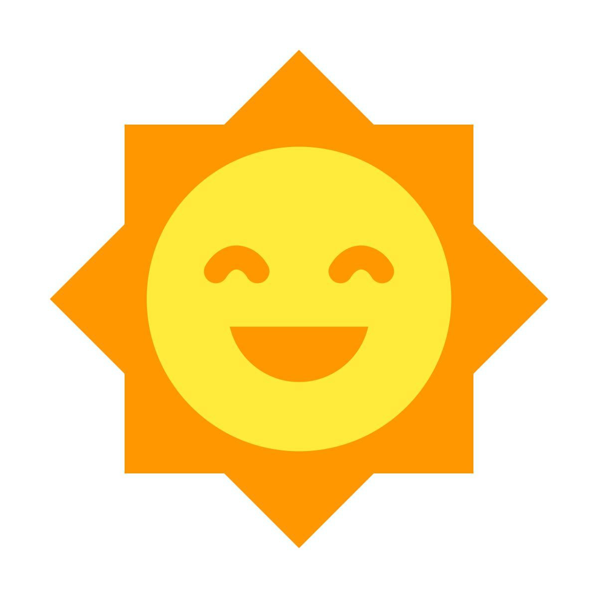 color style 微笑的太阳 icon