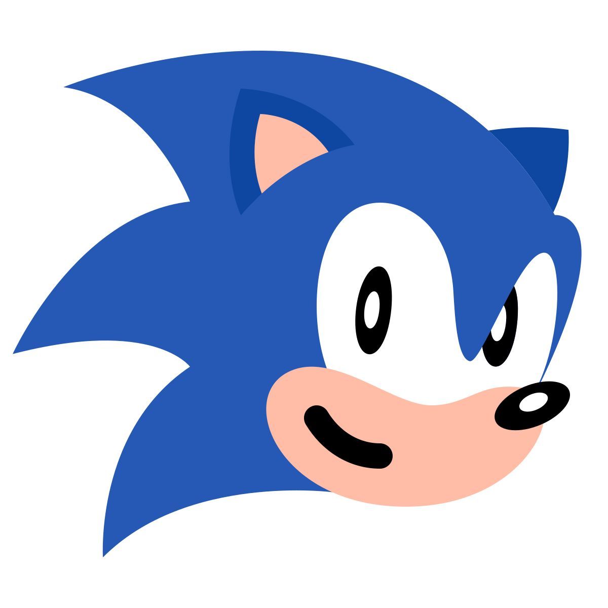color style sonic the hedgehog icon