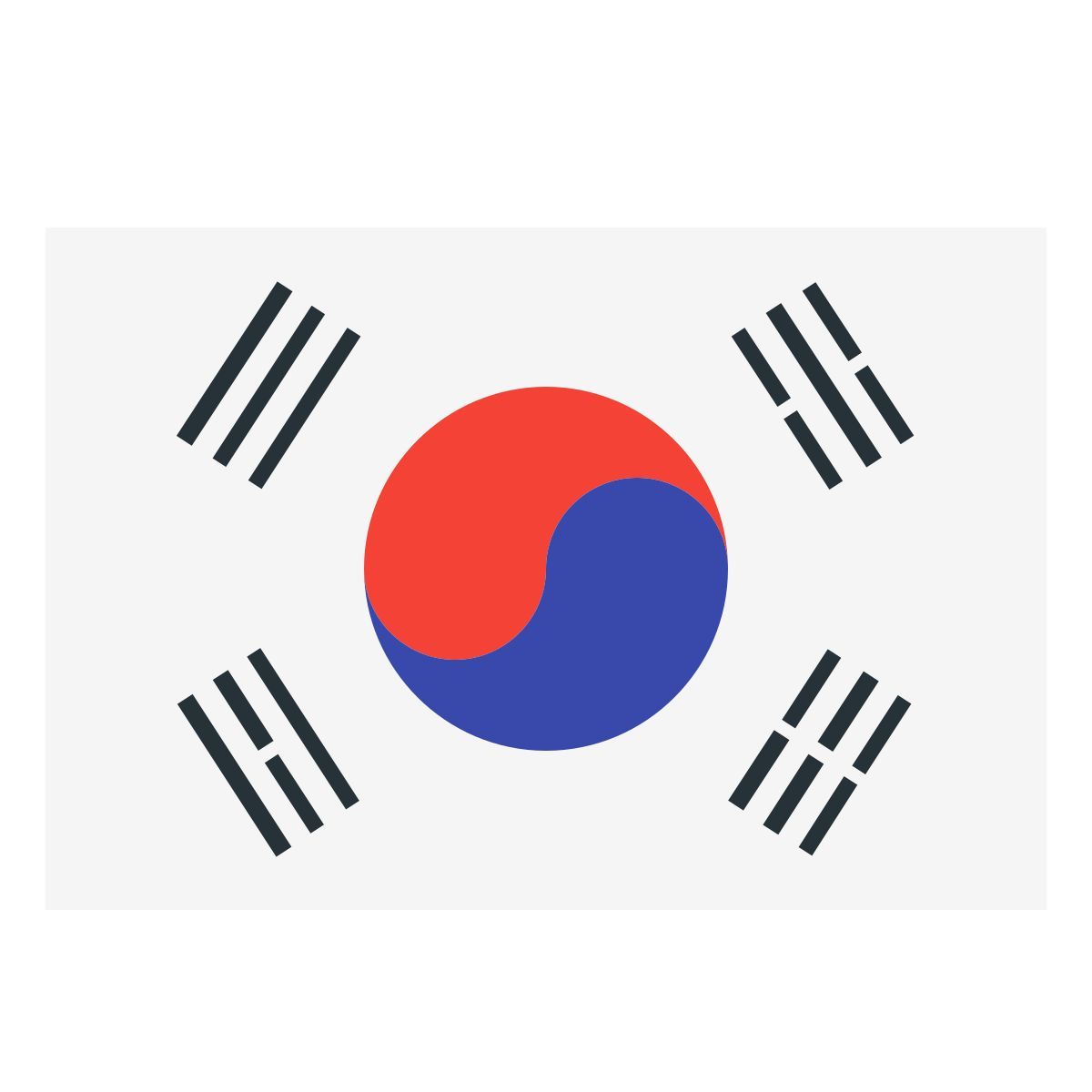 color style south korea icon