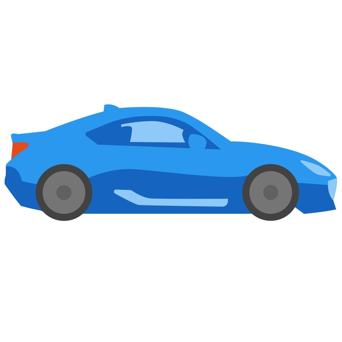 color style sports car icon