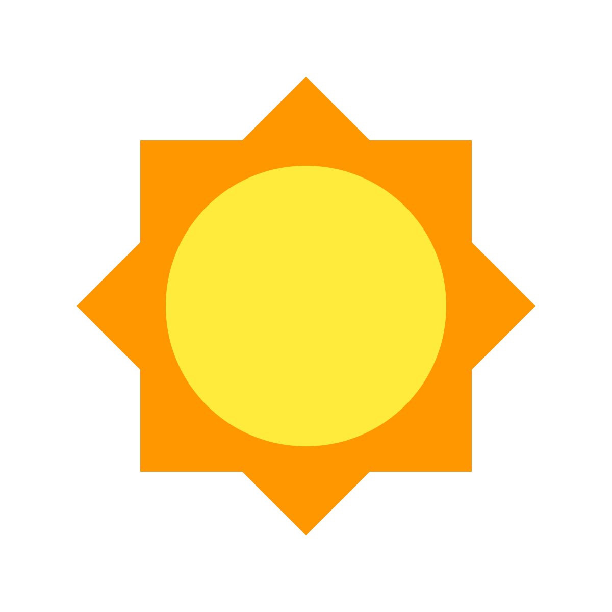 color style sun  v2 icon