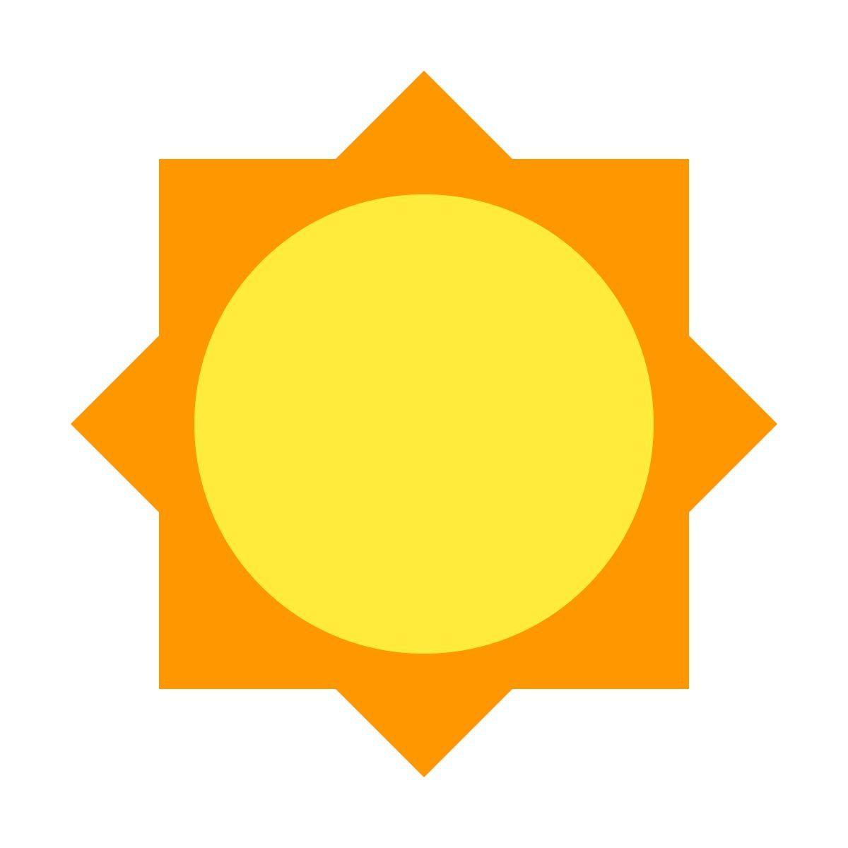 color style ensoleillé icon