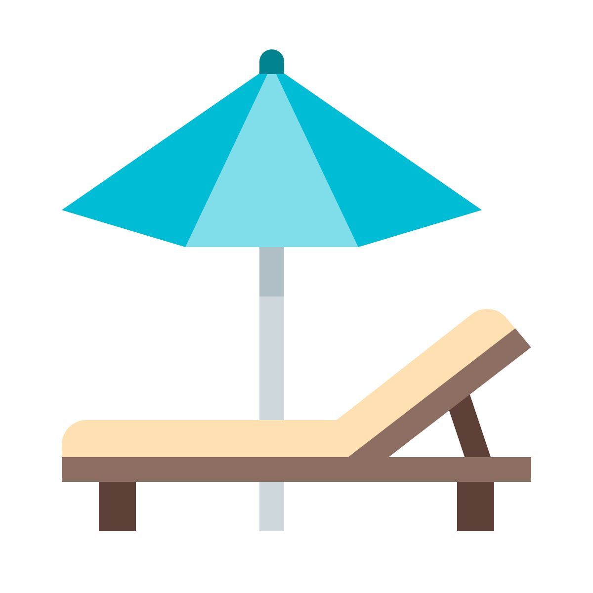 color style 日光躺椅 icon