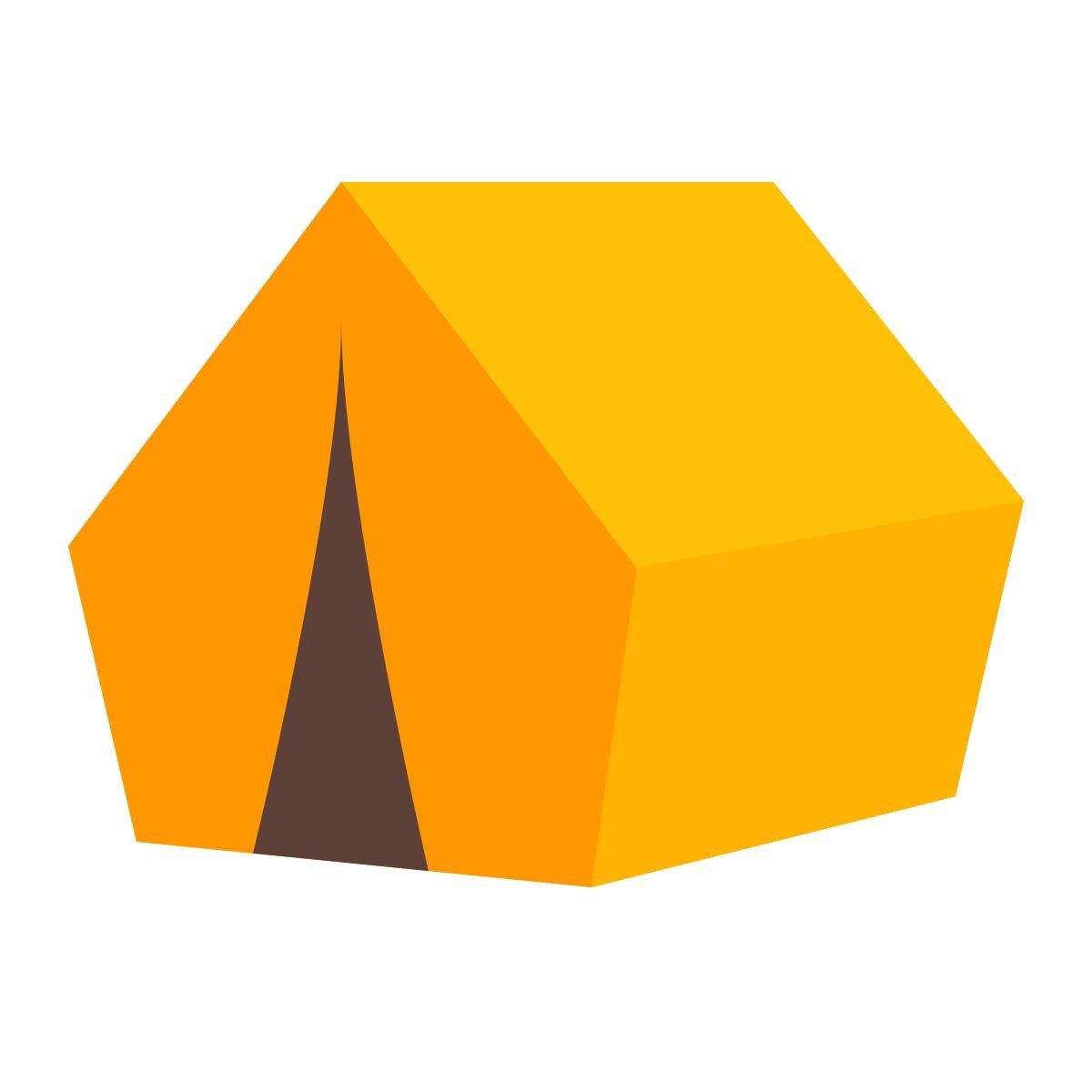 color style tent icon