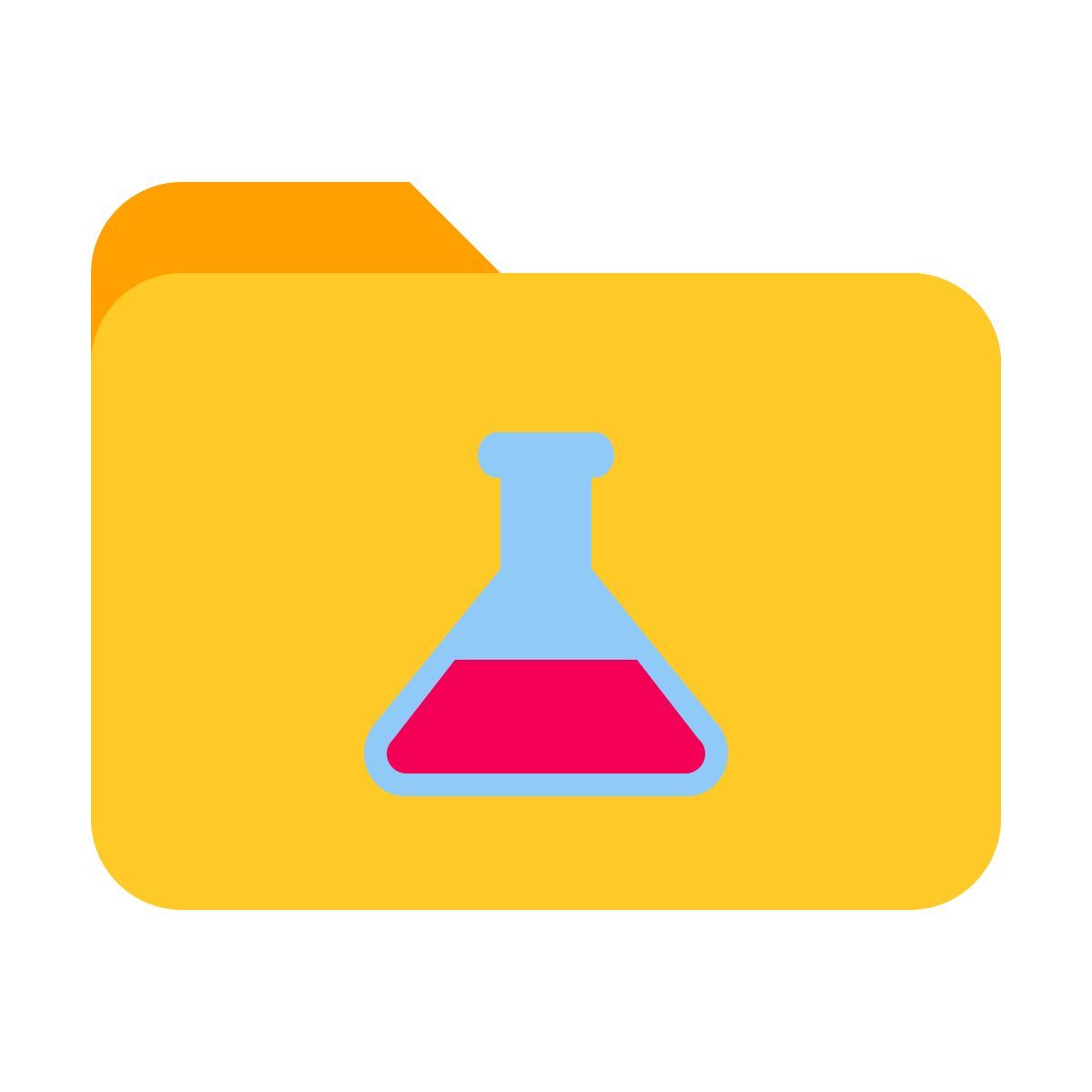 color style test folder icon