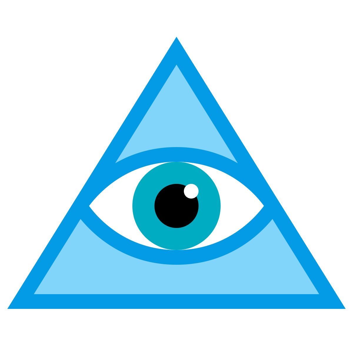 color style third eye symbol icon