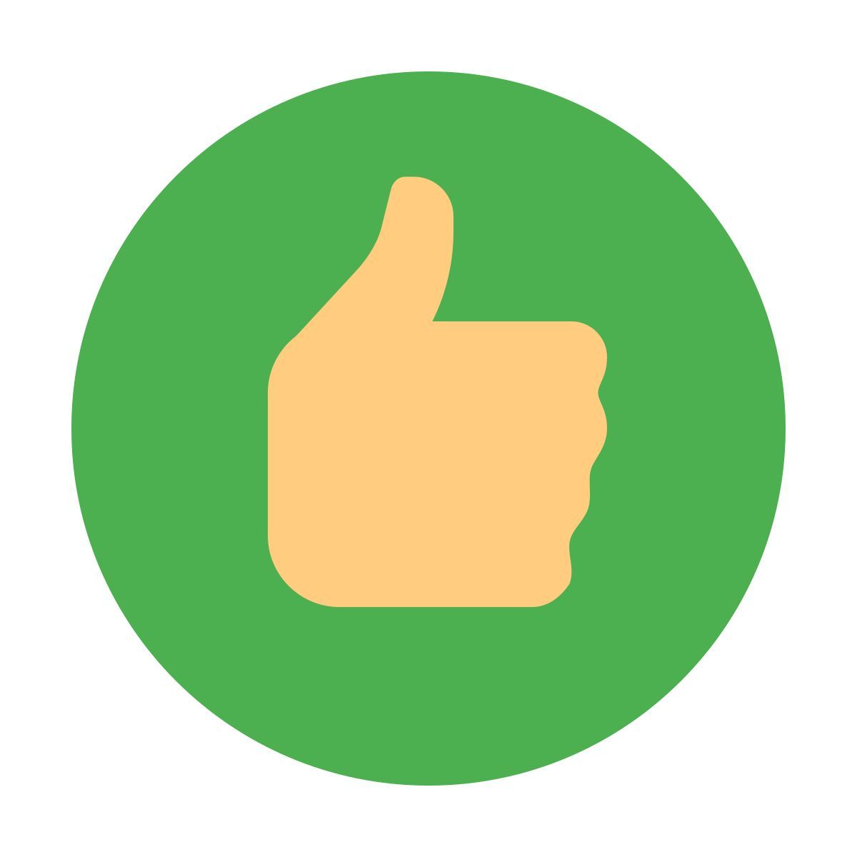 color style pollice in su icon