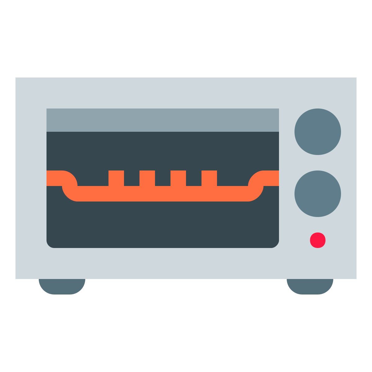 color style forno con tostapane icon