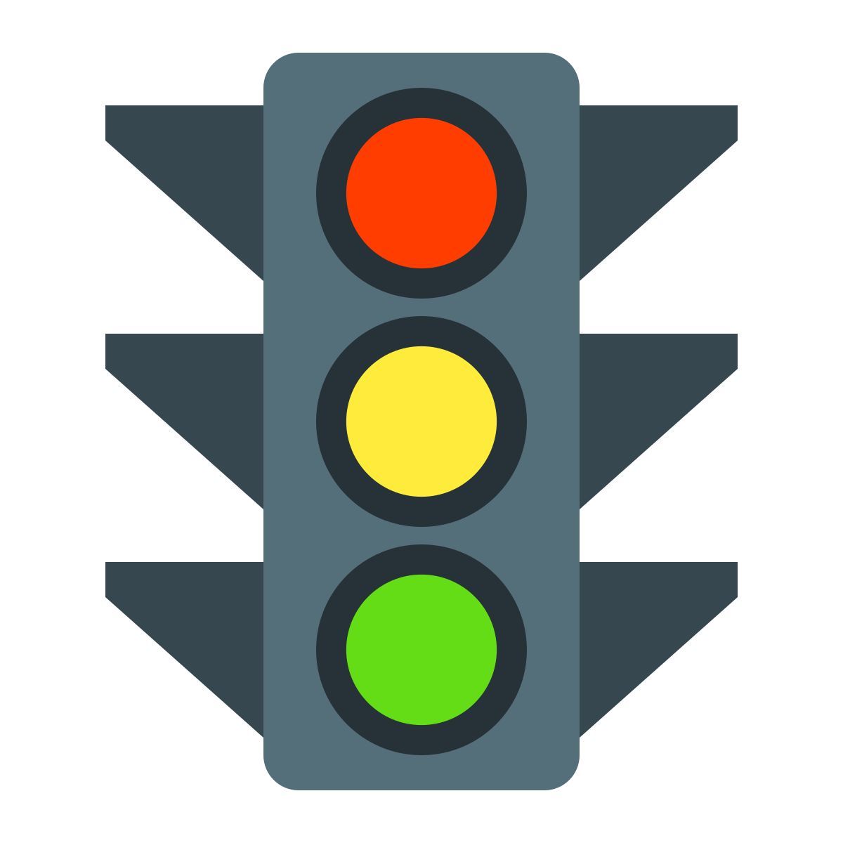 color style traffic light icon