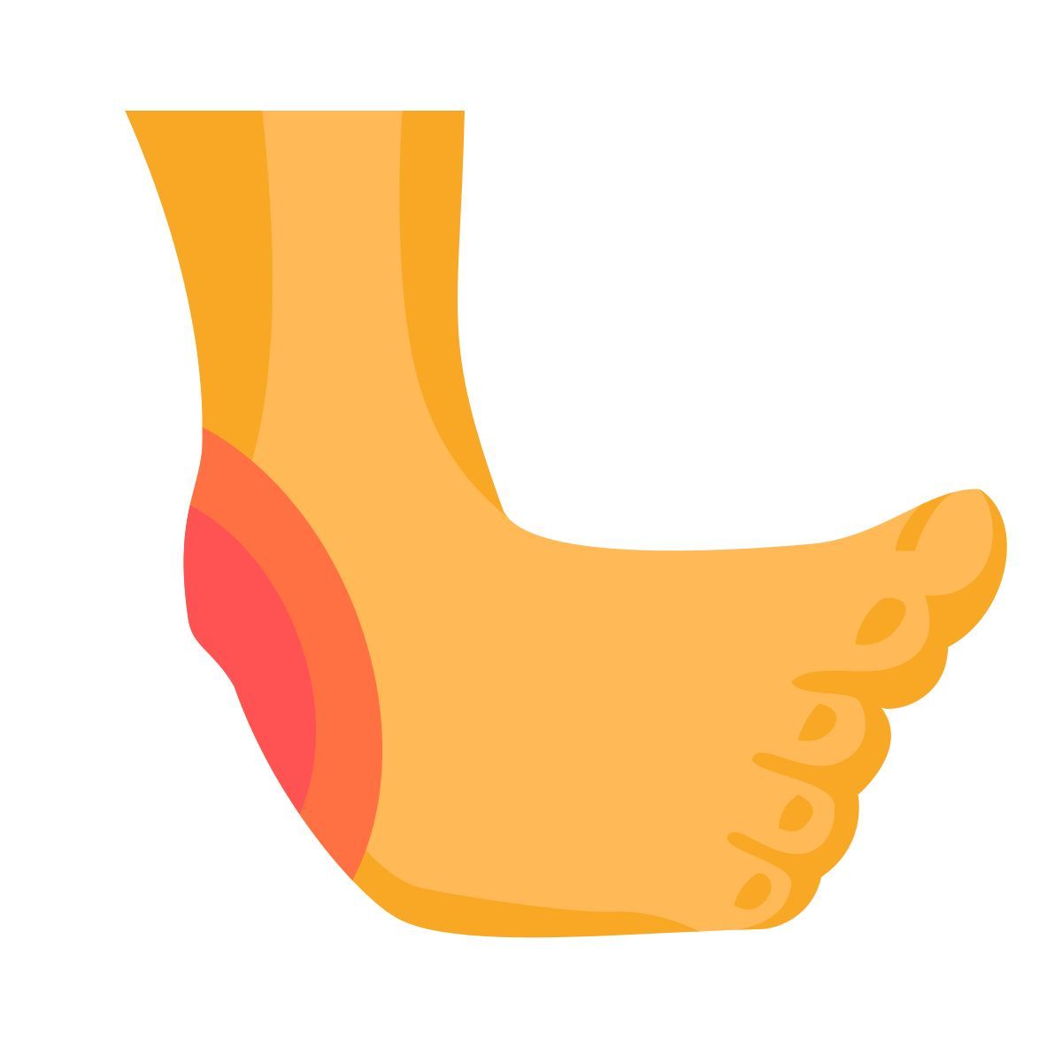 color style 脚踝扭伤 icon