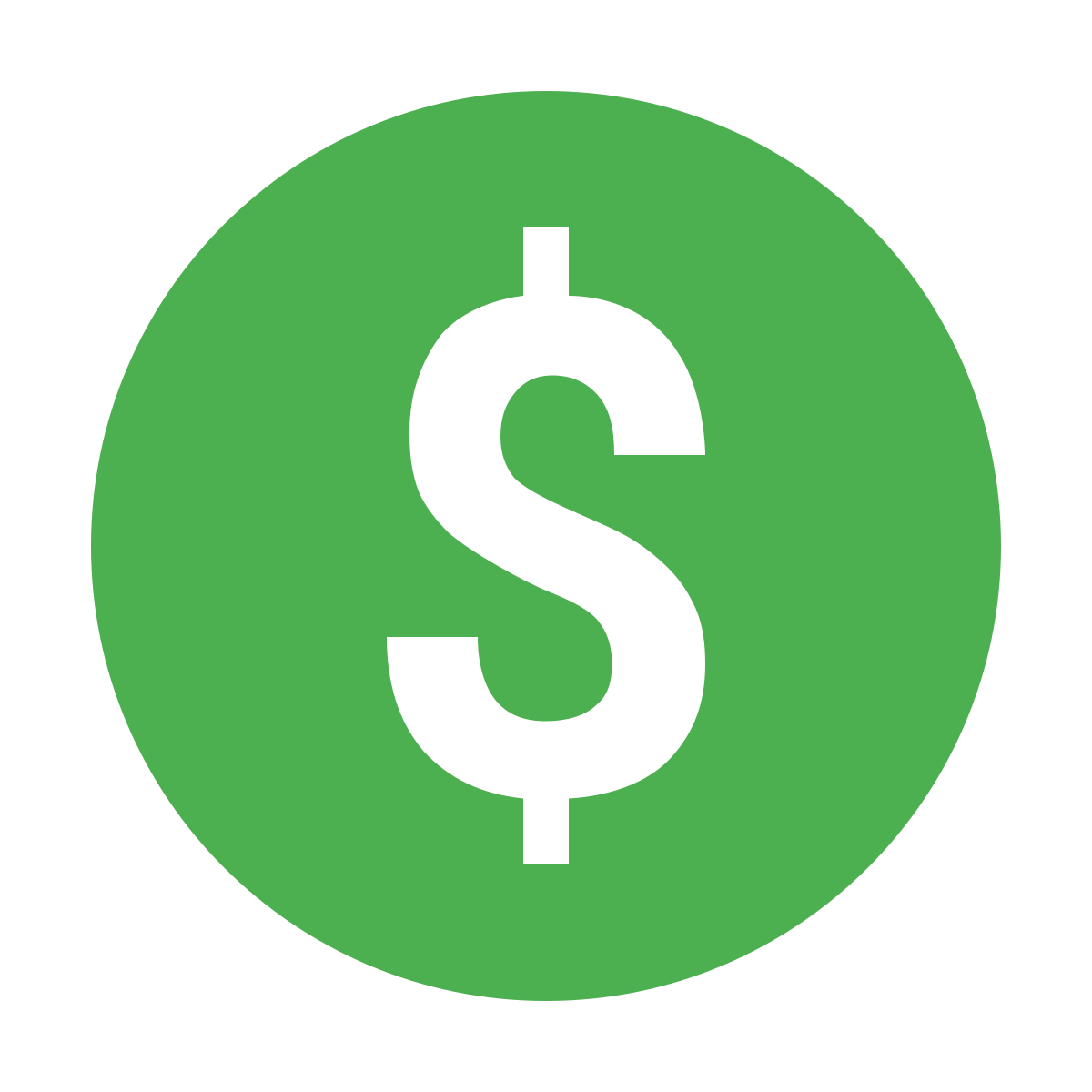 color style us dollar circled  v2 icon