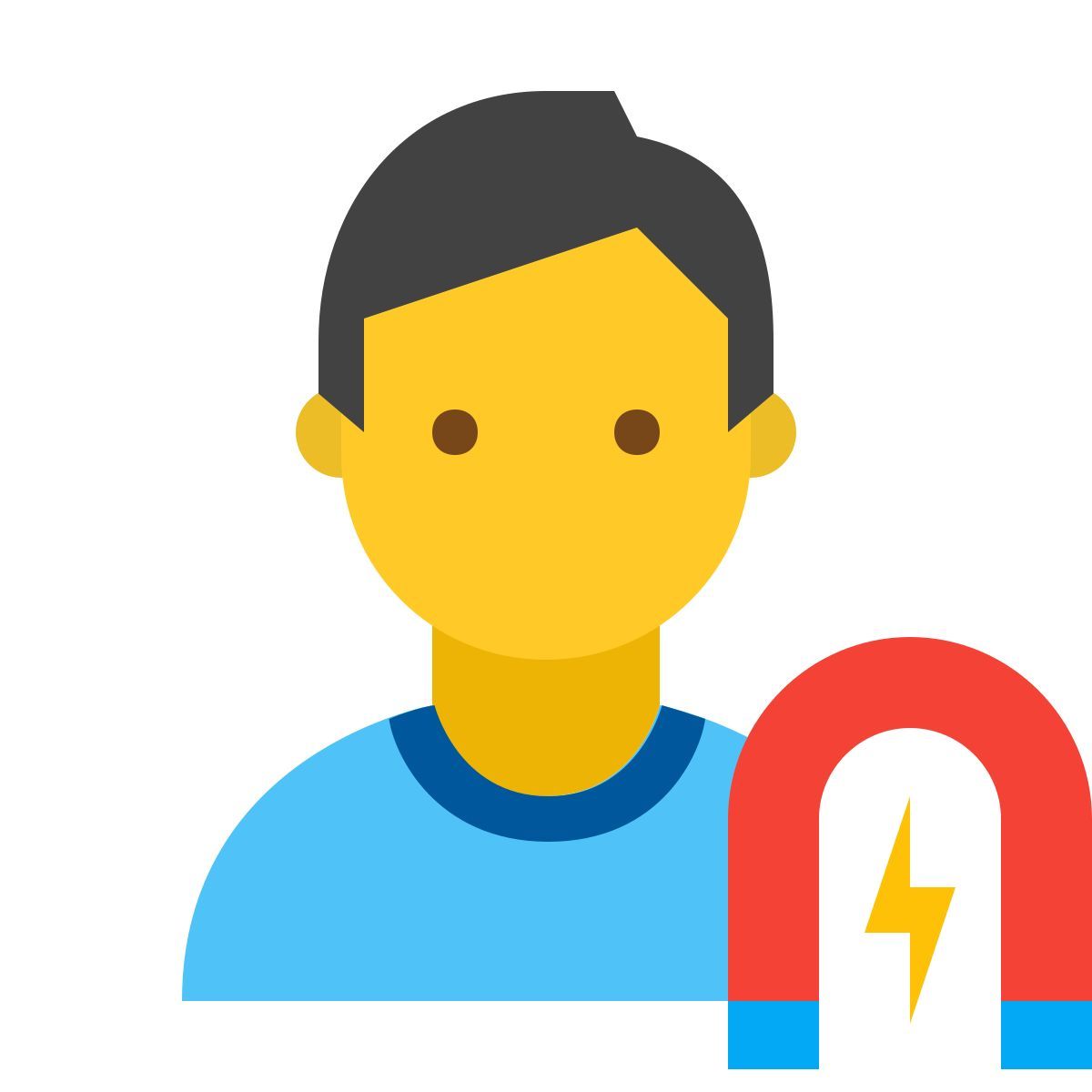 color style impegno dell&#39;utente tipo di pelle maschile 7 icon