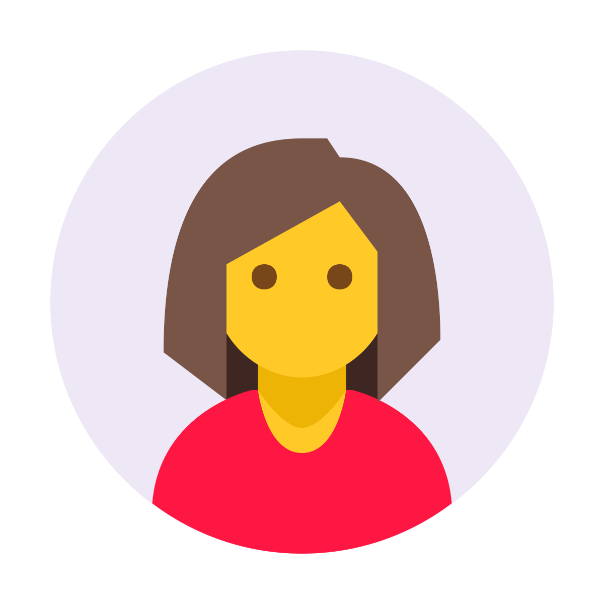color style user female circle  v14 icon