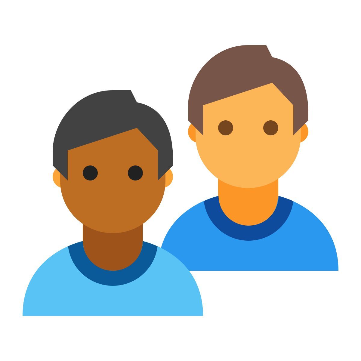 color style groupe d'utilisateurs homme homme icon