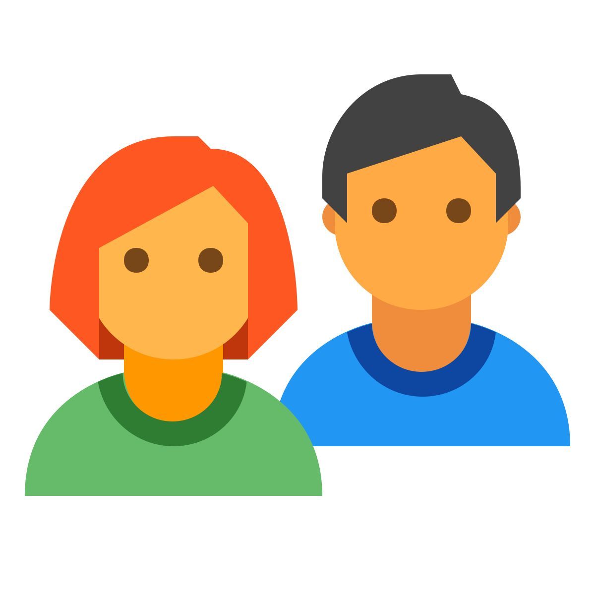 color style trabajo en equipo icon